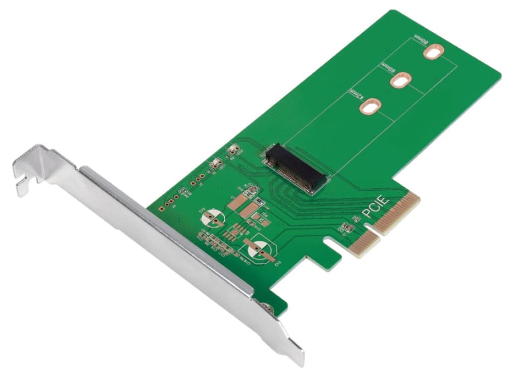 Adattatore da PCIe a M.2 PCIe SSD per SSD PCIe NVMe - Logilink ICC X-PCI-M2SSD