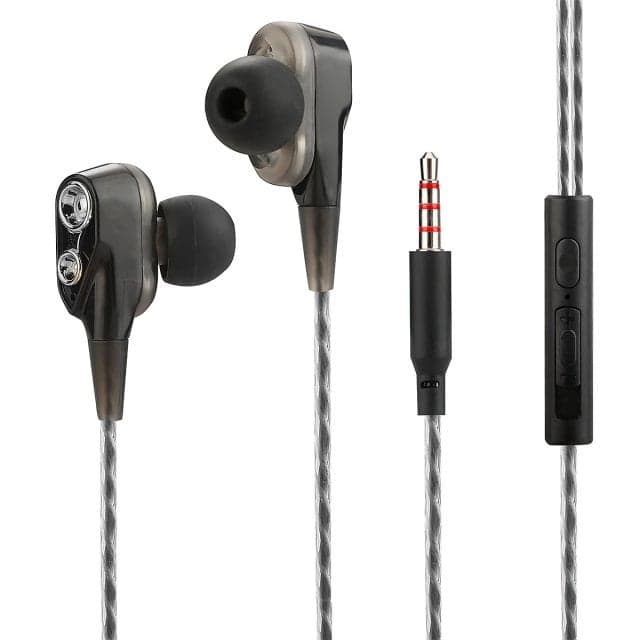 Auricolari Stereo In Ear Duett con Microfono e Telecomando Nero - Fontastic ICFT-255144