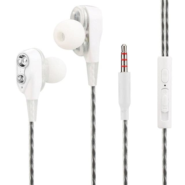 Auricolari Stereo In Ear Duett con Microfono e Telecomando Bianco - Fontastic ICFT-255151