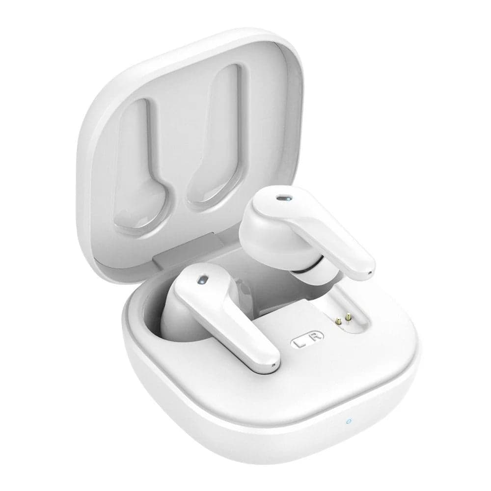 Auricolari true wireless BT 5.3 ANC con custodia di ricarica bianco - Fontastic ICFT-263576