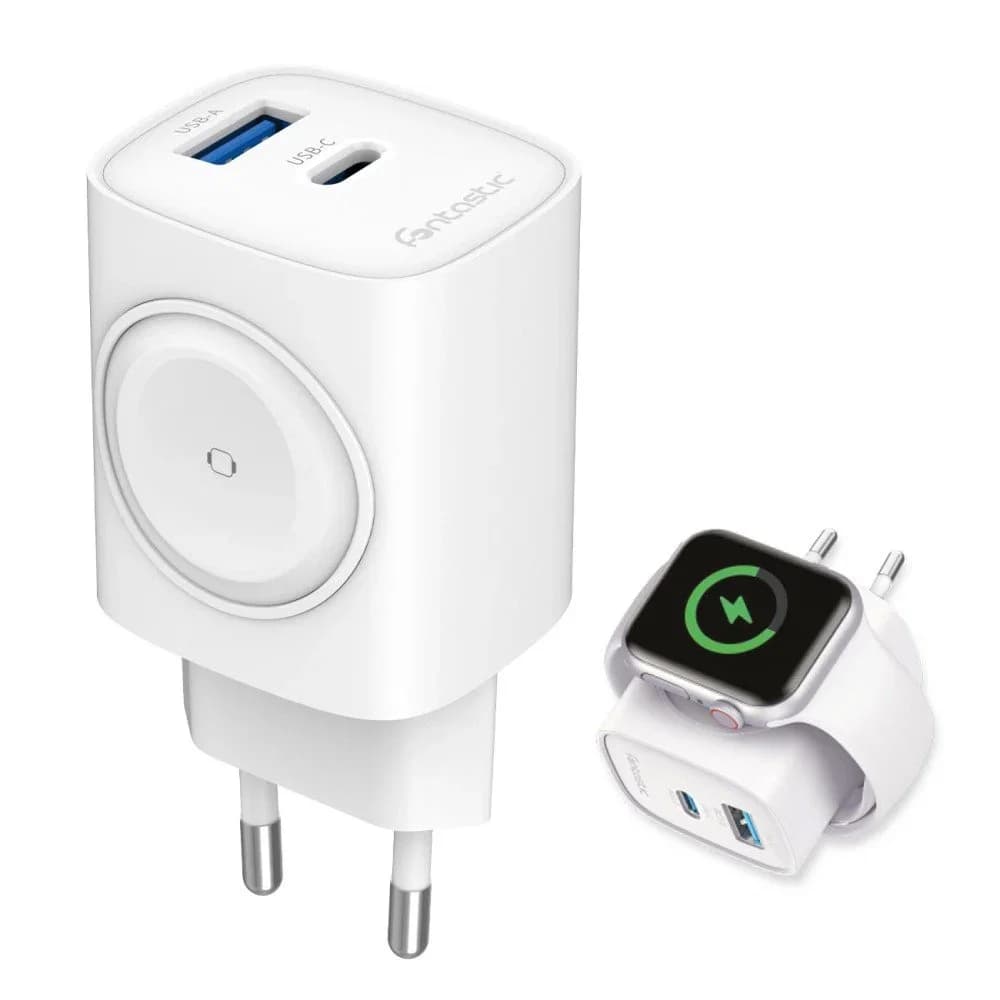 Caricatore Alimentatore GaN 22W da Viaggio USB-A USB-C WiGan - Fontastic ICFT-264726