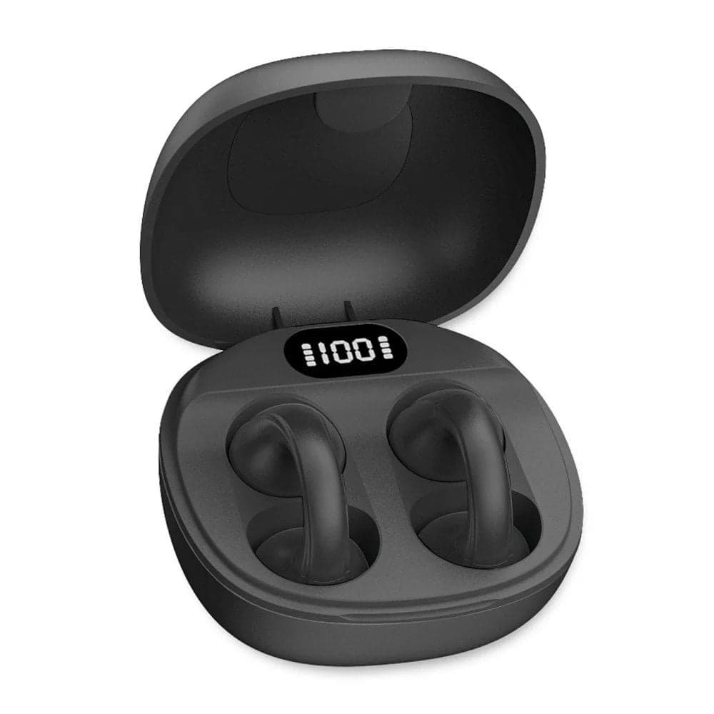 Cuffie Auricolari BT 5.4 TWS con Custodia di Ricarica USB-C Smart Touch Screen LCD Nero - Fontastic ICFT-264764