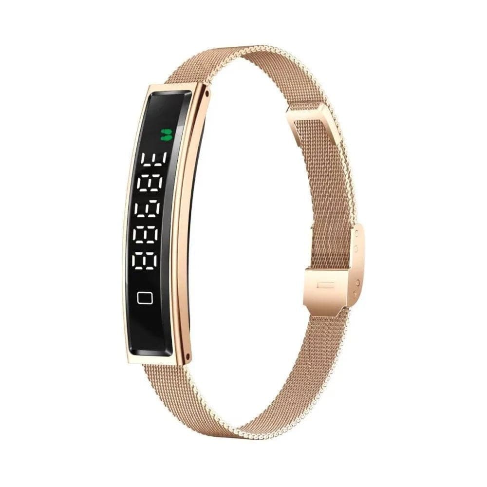 Bracciale Smart Fitness Bluetooth 5.3 Display LED Oro - Fontastic ICFT-265709