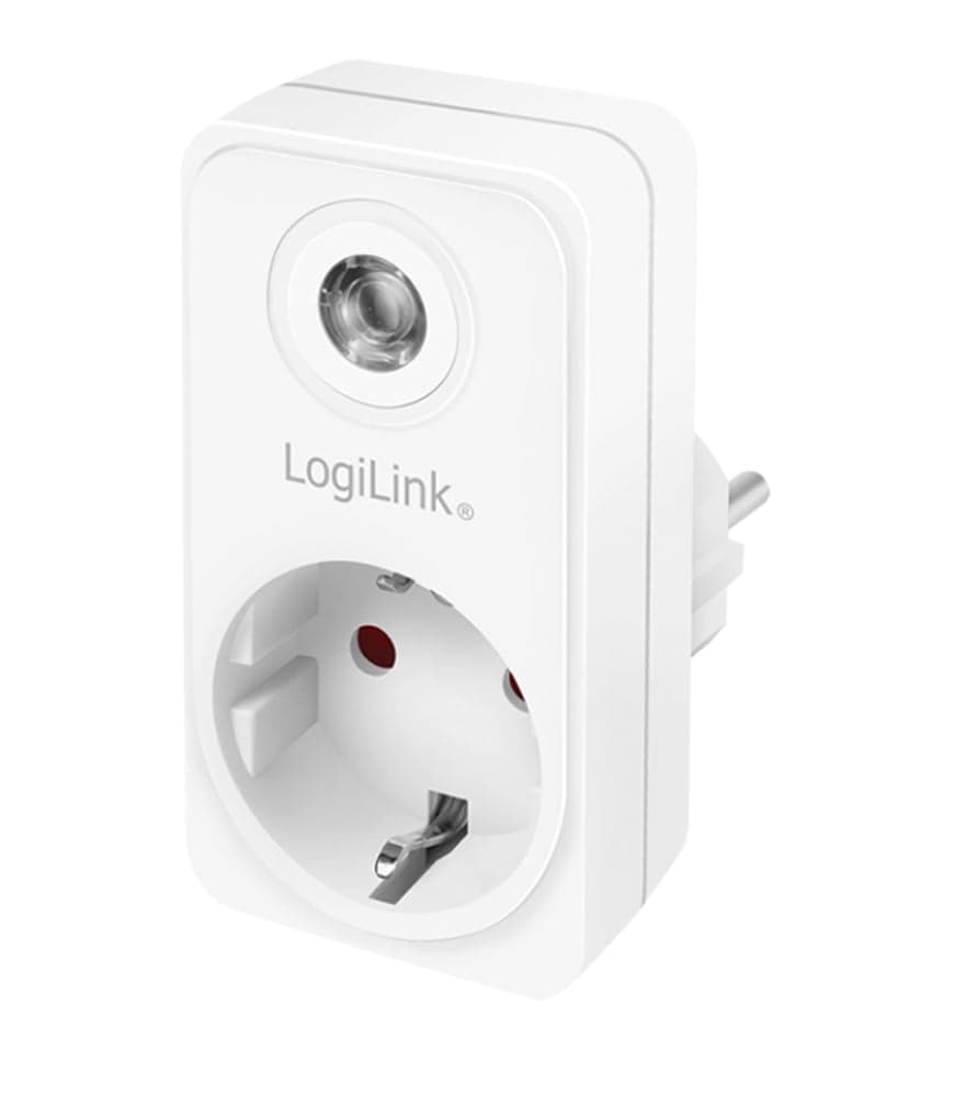 Adattatore Presa con Sensore Crepuscolare 1x CEE 7/3 IP20 - Logilink ICLLE004SEN