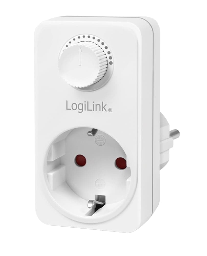 Adattatore Presa con Dimmer 1x CEE 7/3 IP20 - Logilink ICLLE005DIM