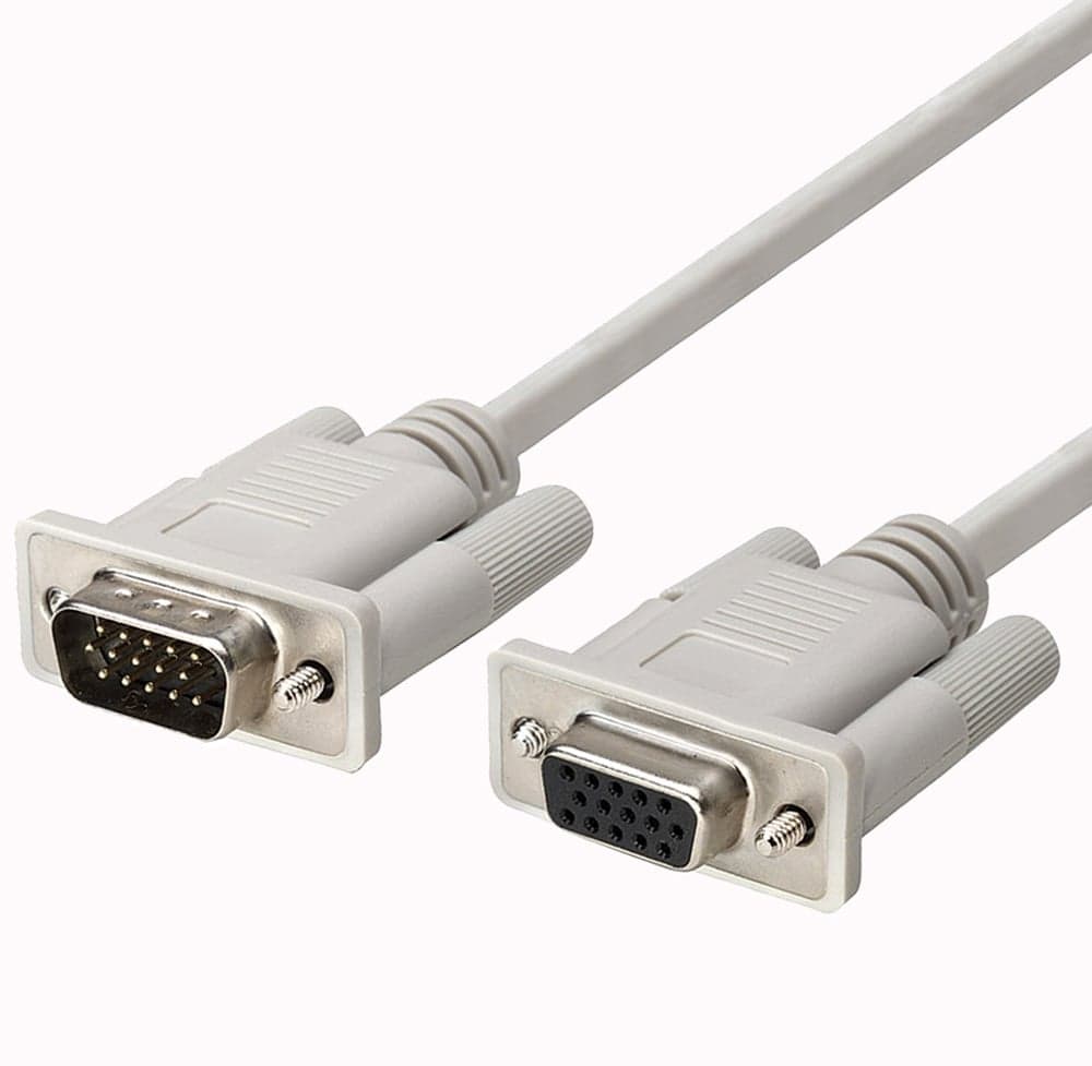 Prolunga monitor VGA HD15 M/F 1,8m schermato - Manhattan ICOC 01-CM-MO
