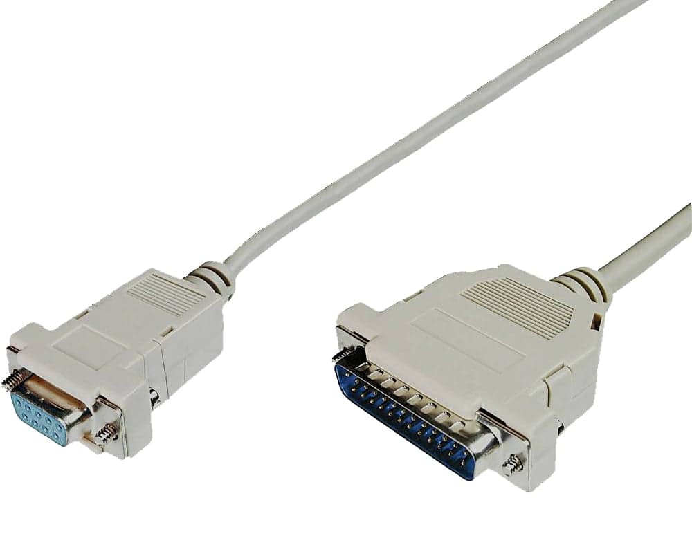 Cavo AT crossover DB9 F/DB25 M 1,8m - Manhattan ICOC 010-NM