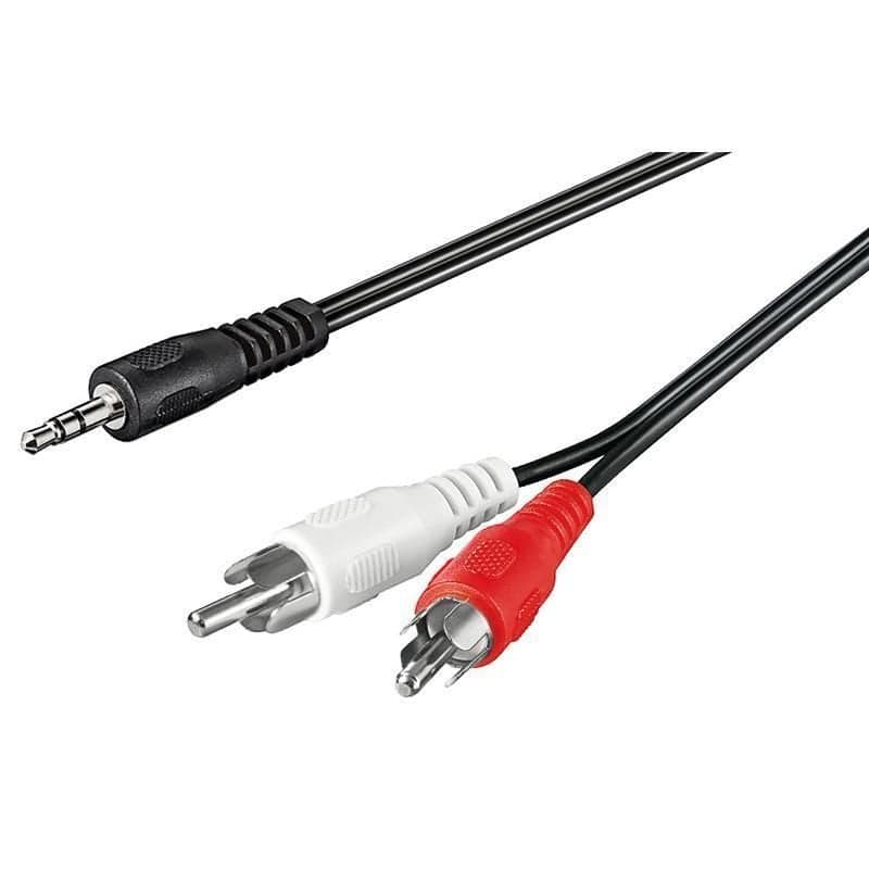Cavo Stereo Jack 3,5 mm a 2 x RCA maschio 0,5m - Goobay ICOC 018-NC-05