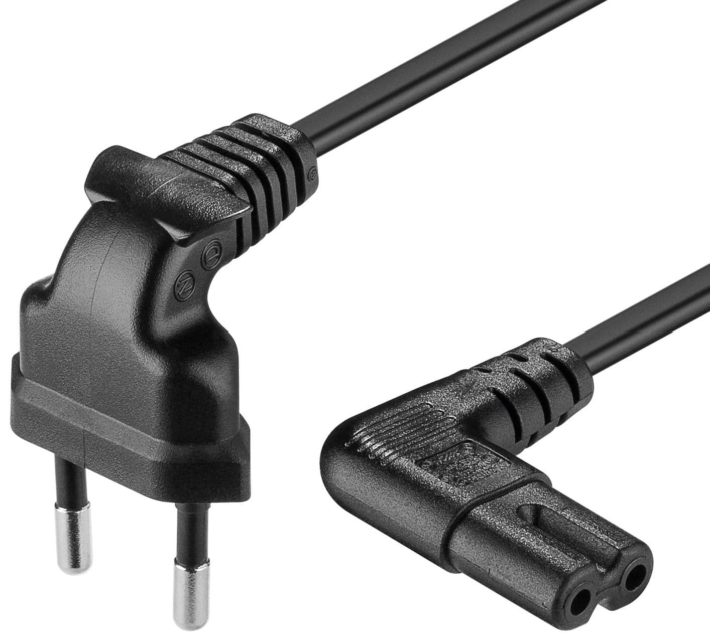 Cavo Alimentazione C7 a Italiana Angolati 5m Nero - Goobay ICOC 02-NC-ANG50B