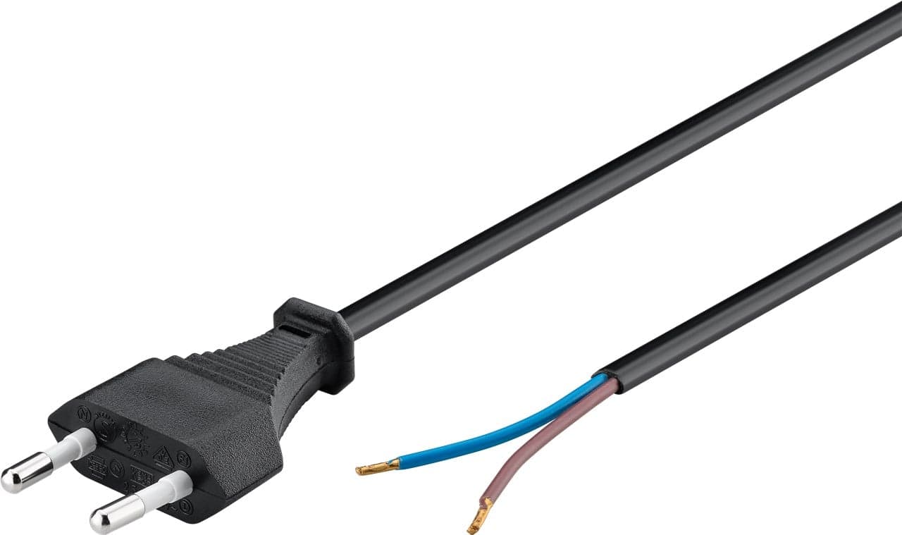 Cavo alimentazione con spina italiana 1,5m - Goobay ICOC 02-NC/A