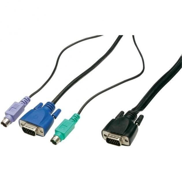 Cavo KVM Switch HDB15/PS2 3m - Intellinet ICOC 030-KVM-PS2