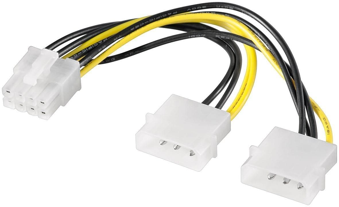 Cavo Alimentazione PCI Express 8 Poli - Goobay ICOC 089-NC
