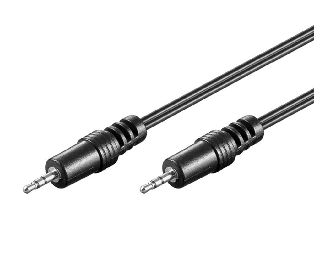 Cavo Audio Stereo 2.5mm M/M 1,5m - Goobay ICOC 12-SB-HP