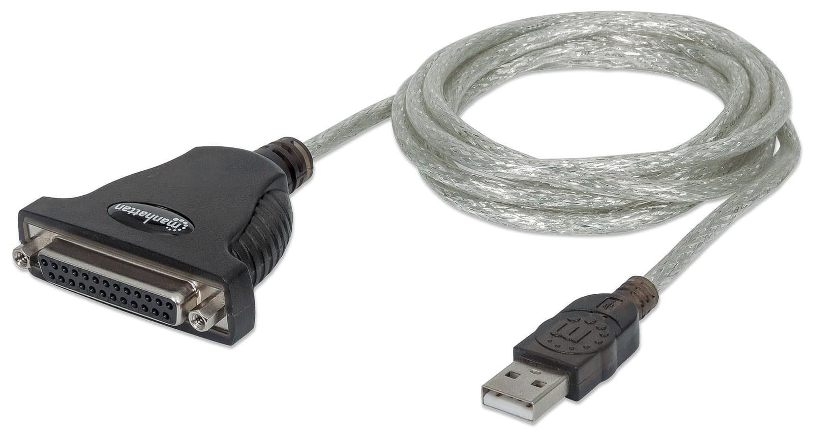 Convertitore USB a parallela DB25 F 1,8m - Manhattan ICOC 1284-25