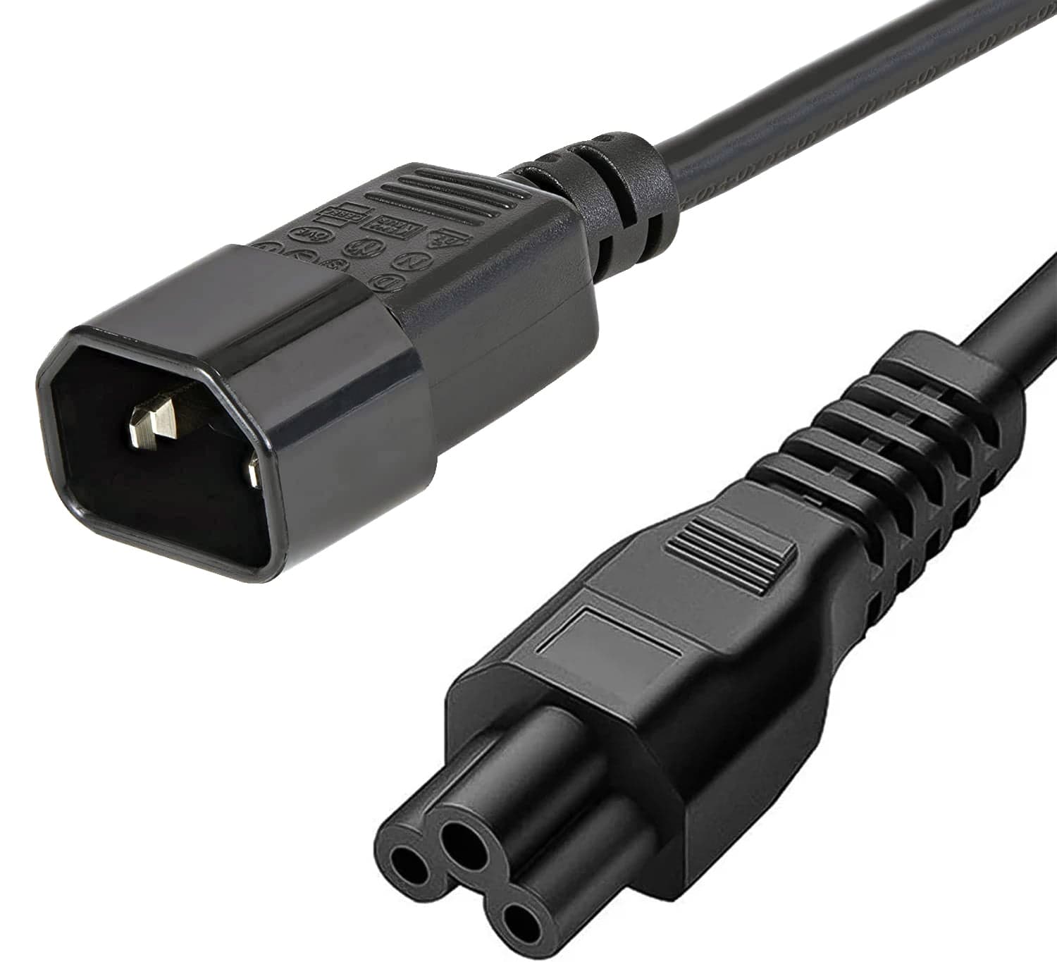Cavo Conversione C5 Femmina a C14 Maschio 1,8m Nero - Manhattan ICOC 15-NC