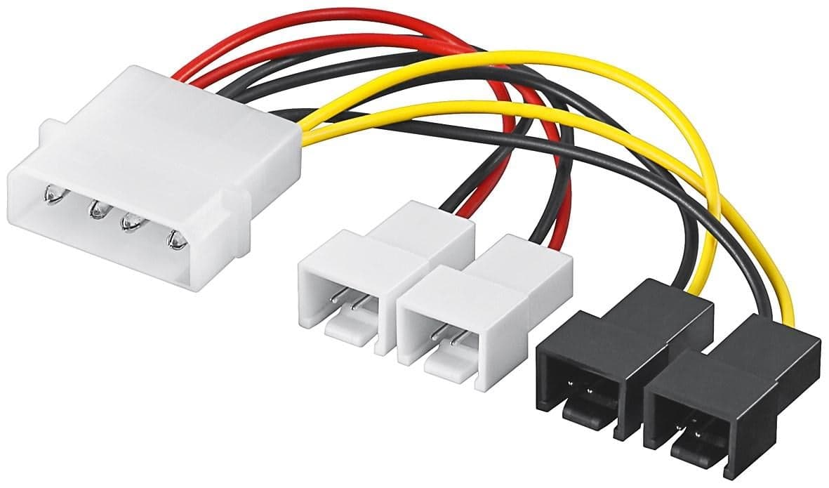 Cavo Adattatore per Ventilatori da 12V a 5V - Goobay ICOC 22-NC