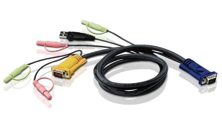 Cavo per KVM HD15 a USB con Audio 3m - Aten ICOC 2L-5303U