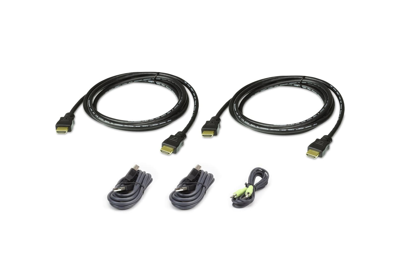 Kit cavo KVM sicurezza schermo doppio USB HDMI 1,8m - Aten ICOC 2L-7D02UHX5