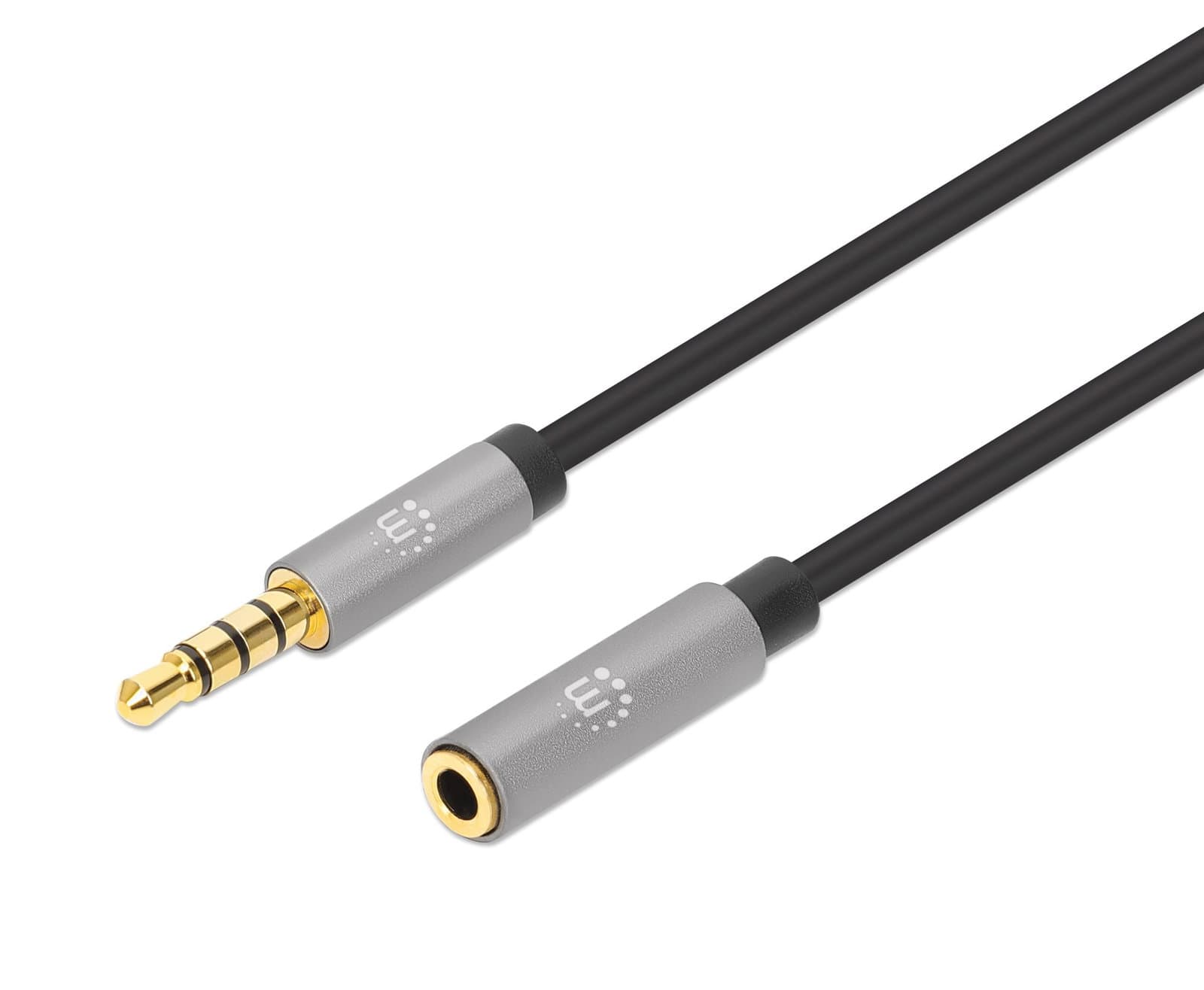 Cavo Audio Stereo AUX 3.5mm M/F 5m - Manhattan ICOC 35H-MF-050