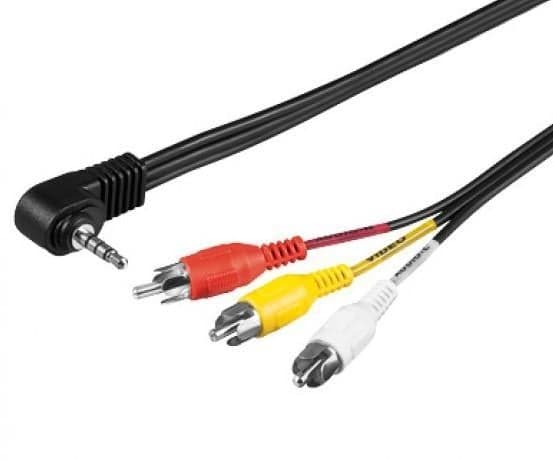 Cavo Audio Video 3RCA a Jack 3.5 mm 1,5m - Goobay ICOC 3RCAM-018