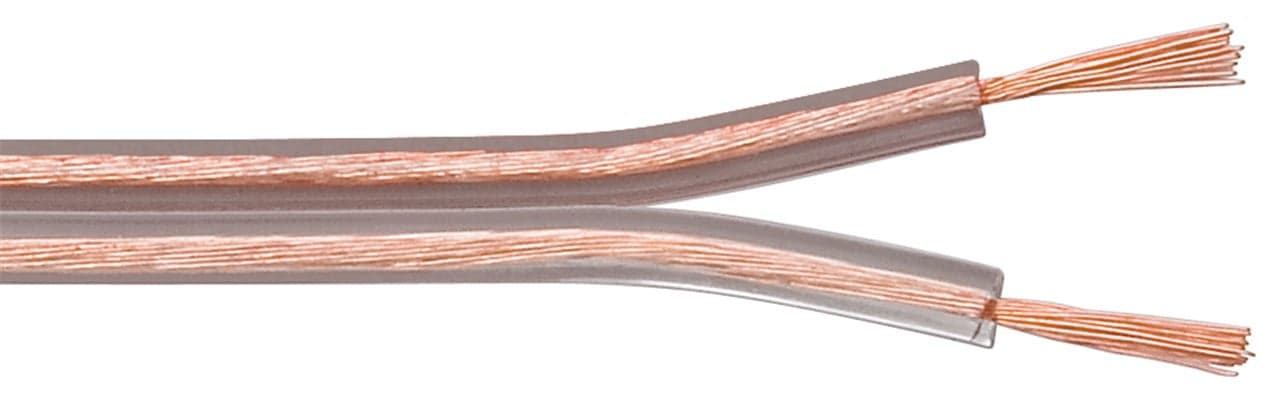 Cavo Audio per diffusori acustici Trasparente 0,75 mm² matassa 100m - Goobay ICOC AU-TR075