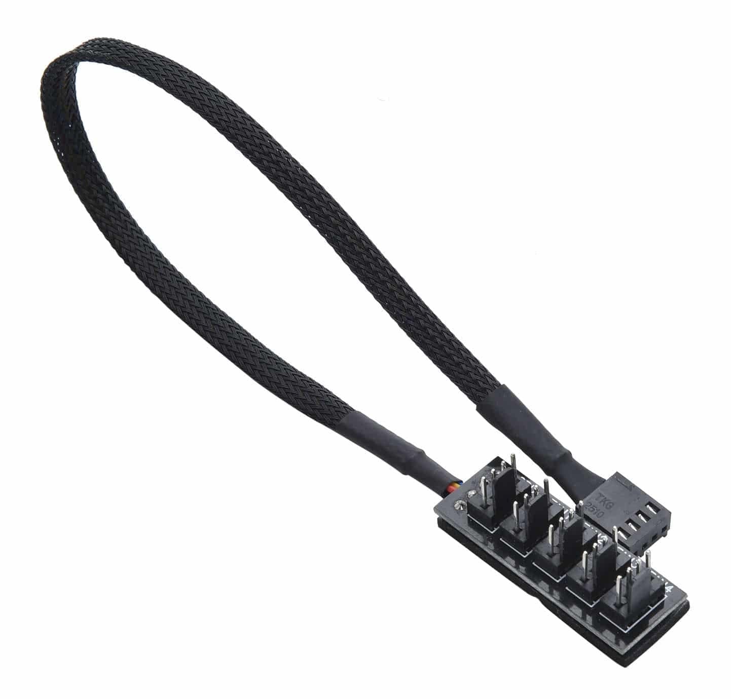 Cavo di Alimentazione per Ventole Hub Splitter PWM da 1 a 4 - Gelid Solutions ICOC CA-PWM-04