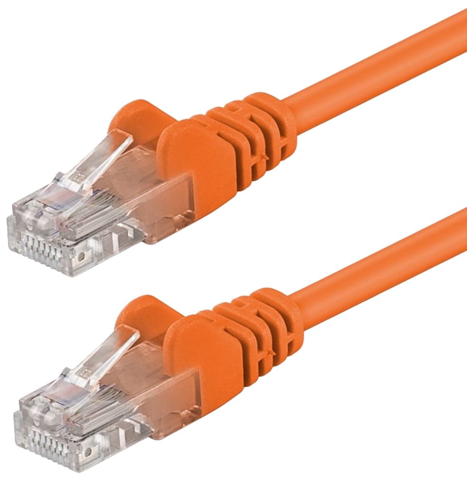 Cavo di Rete Patch CCA Cat5e Arancione UTP 0,5m - Intellinet ICOC CCA5U-005-OR