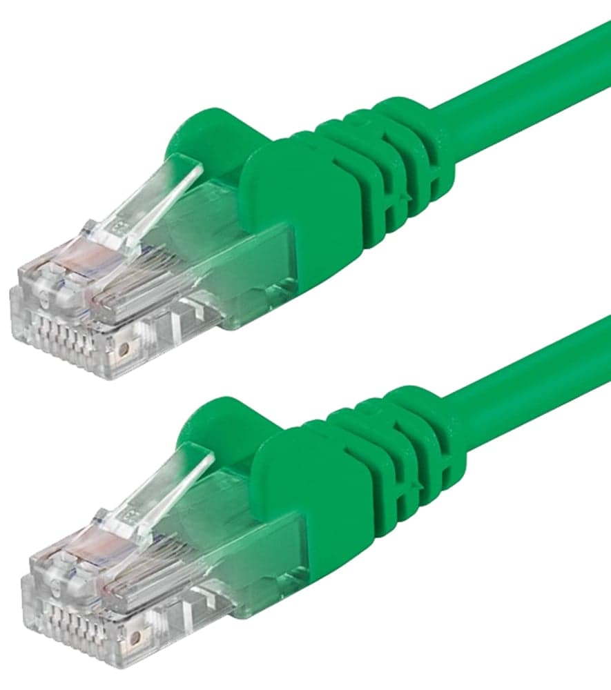 Cavo Rete Patch CCA Cat5E U/UTP Verde 10m - Goobay ICOC CCA5U-100-GREEG
