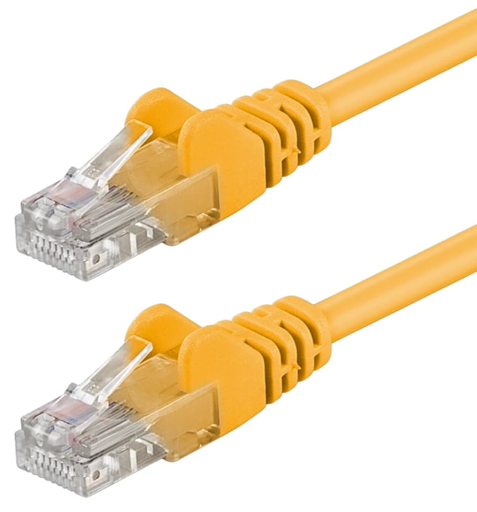 Cavo Patch CCA Cat5e Giallo UTP 10m - Intellinet ICOC CCA5U-100-YE