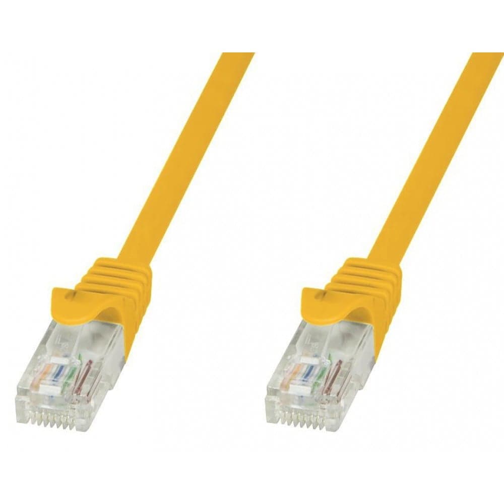 Cavo di rete Patch CCA Cat5E Giallo UTP 10m - Techly Professional ICOC CCA5U-100-YET