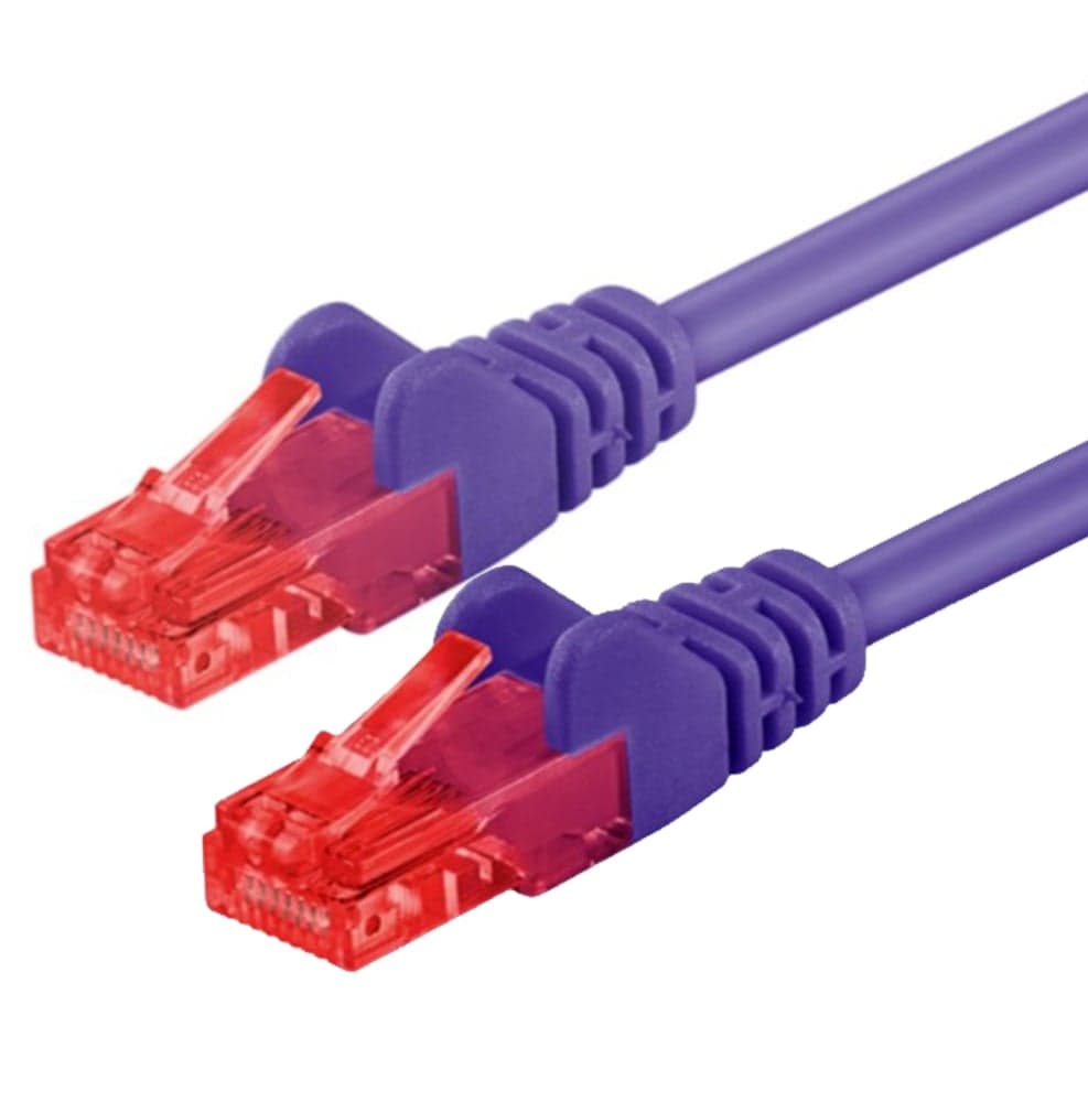 Cavo di rete Cat6 UTP CCA 1,5m Viola - Goobay ICOC CCA6U-015-VLG