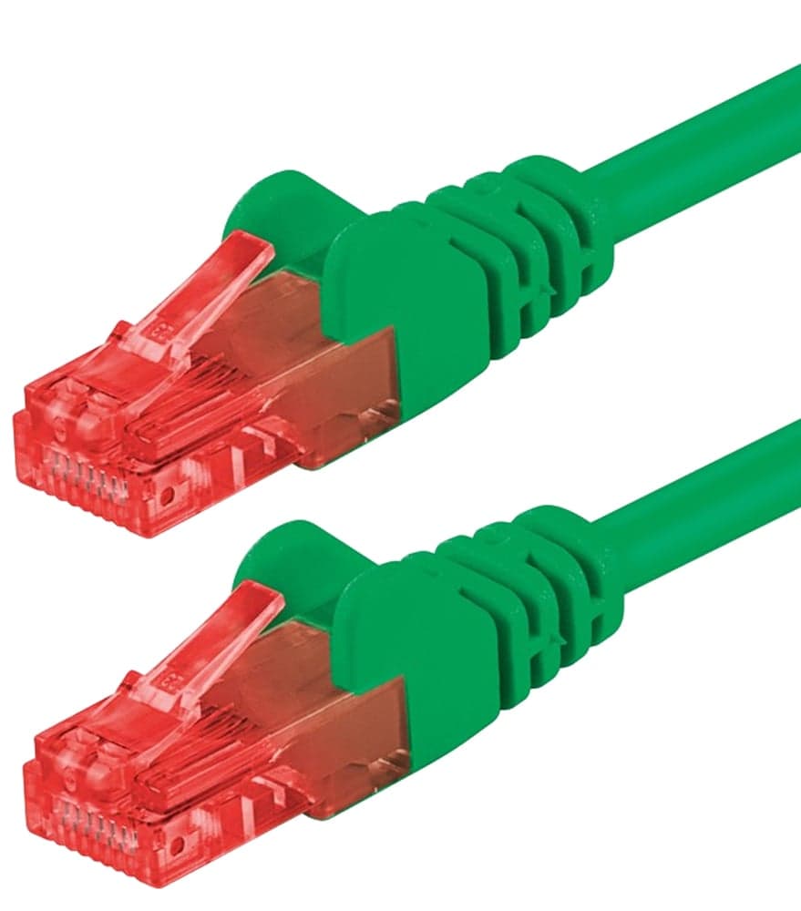 Cavo Rete Patch CCA Cat6 U/UTP Verde 2m - Goobay ICOC CCA6U-020-GREEG