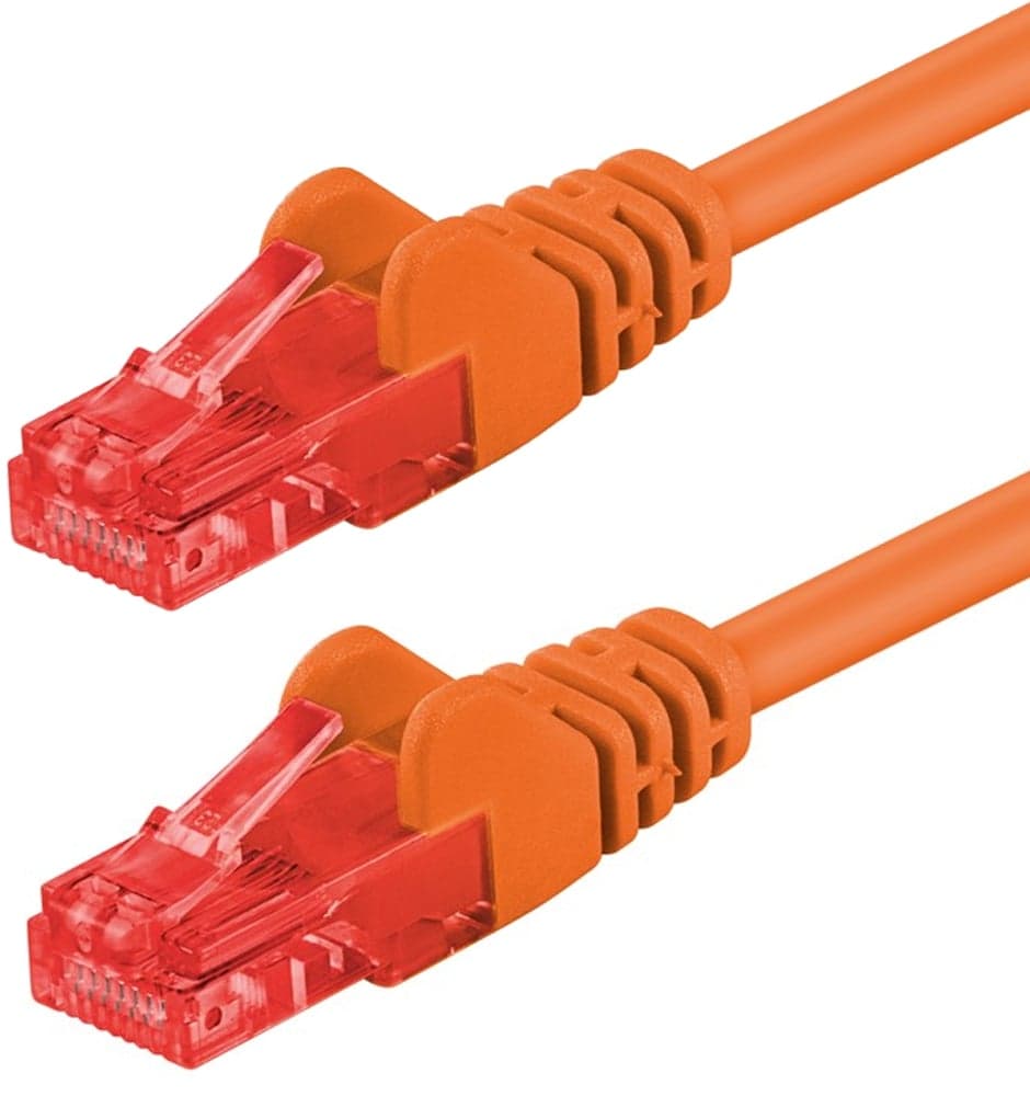 Cavo di rete Cat6 UTP CCA 3m Arancione - Goobay ICOC CCA6U-030-ORG