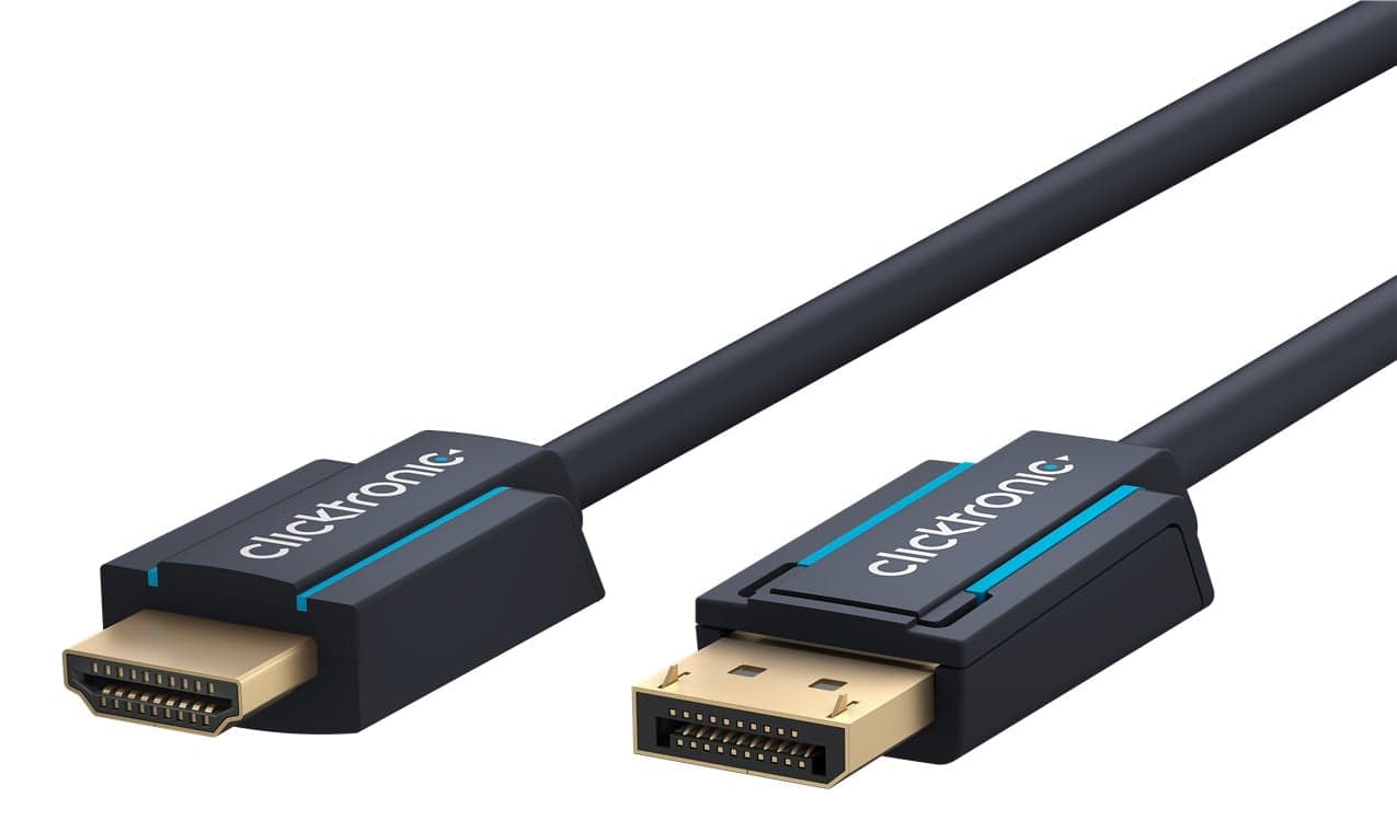 Cavo Adattatore DisplayPort/HDMI 5m Alta Qualità - Clicktronic ICOC CLC-DPH-2-050