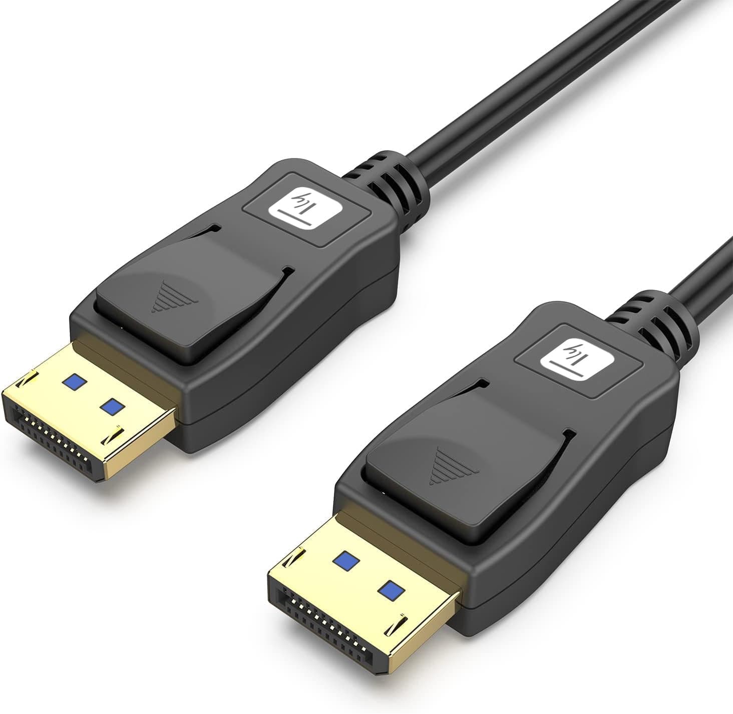 Cavo DisplayPort 2.1 Maschio-Maschio 1m Nero 10K - Techly ICOC DSP-A21-010
