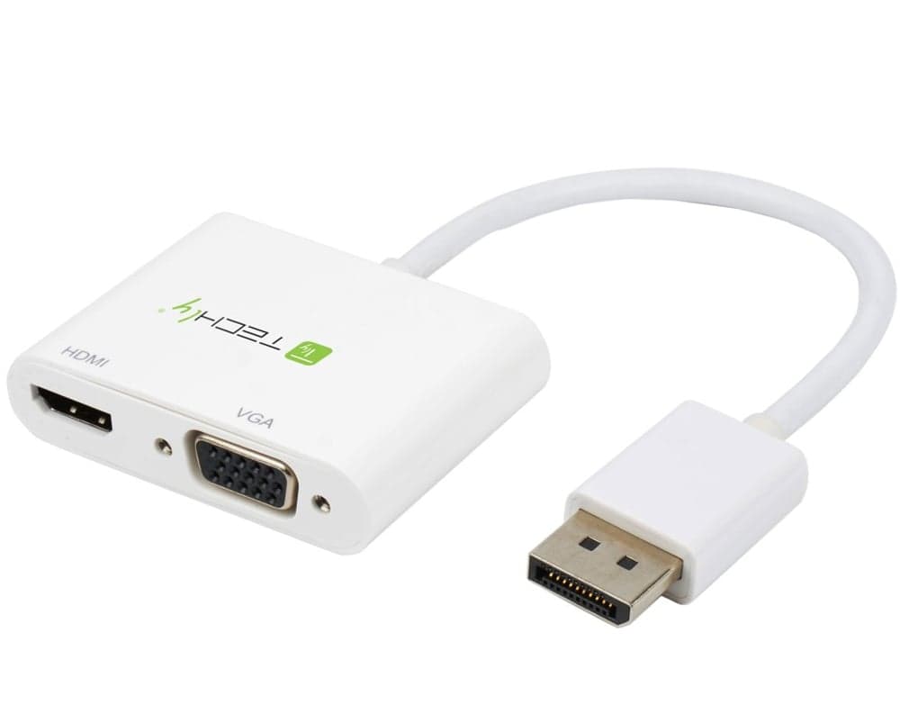 Adattatore DisplayPort a HDMI/VGA 4K 60Hz - Techly ICOC DSP-VH1220