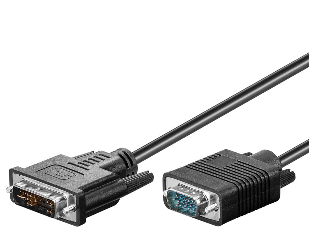 Cavo Monitor DVI-A a VGA M/M 1,8m - Goobay ICOC DVI-8300