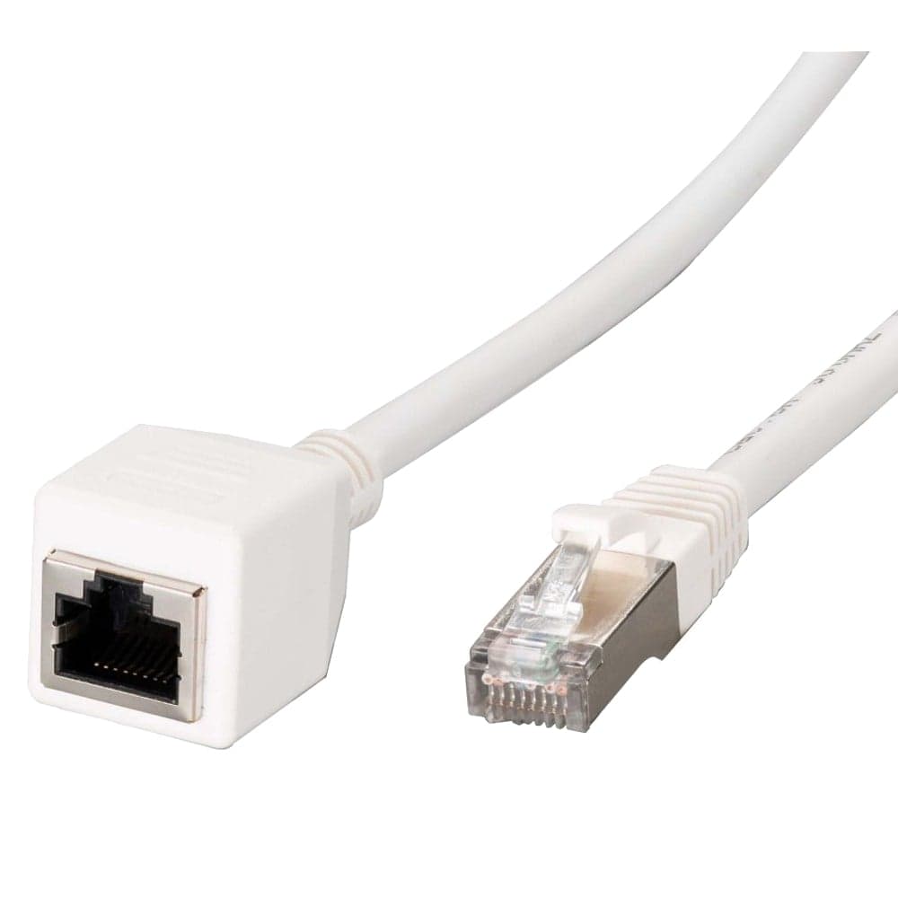 Cavo Patch RJ45 di Prolunga Cat6A S/FTP AWG26 3m Bianco - ICOC F6A-030-EXT