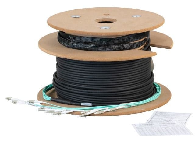 Cavo Fibra Ottica Multimodale 4 Fibre OM3 Dca LC/LC 50/125 70m - OEM ICOC FO-4-070LC-OM3T