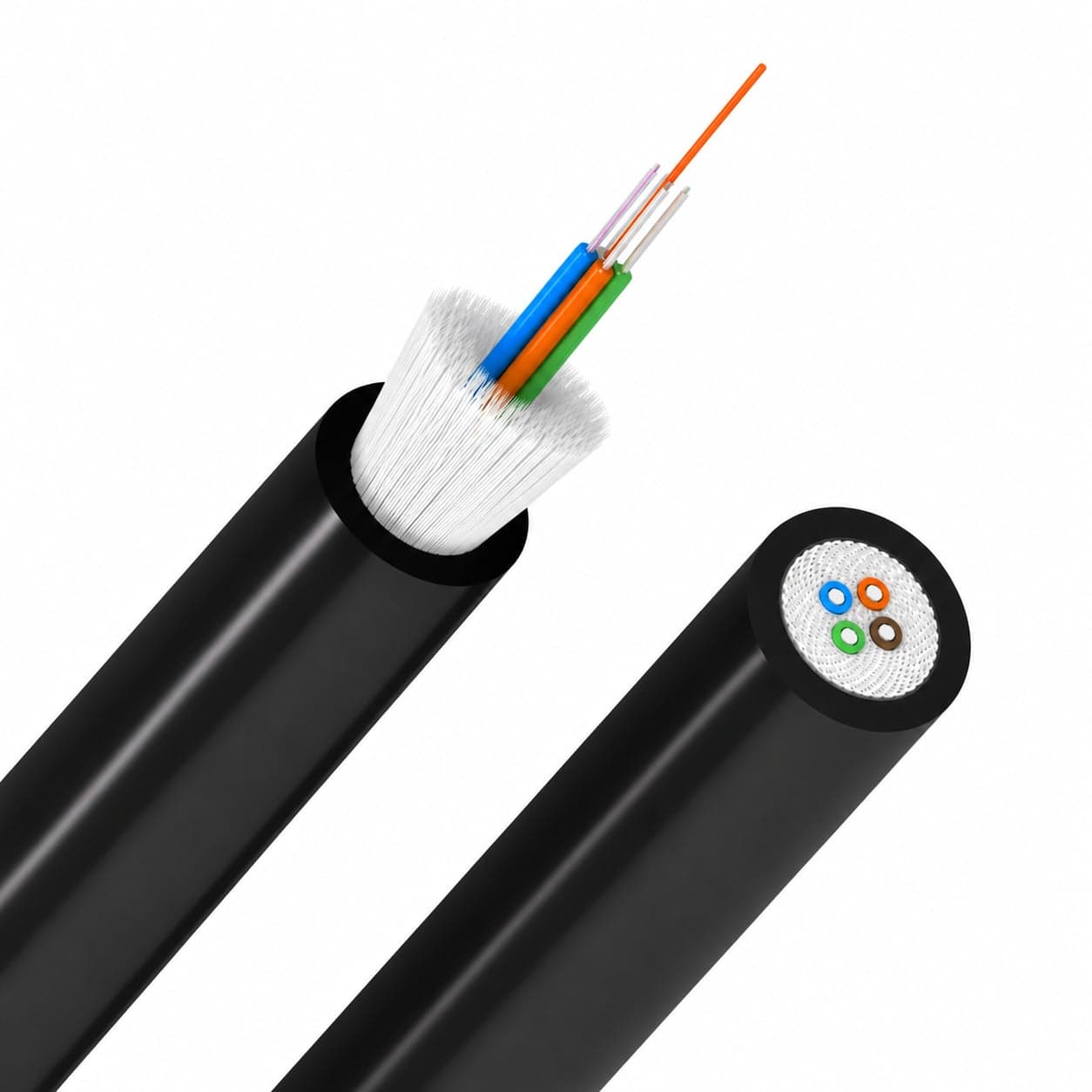 Cavo Loose Antiroditore 4 fibre 50/125 OM3 Dca LSZH Nero - ICOC FOIRL-4FB/OM3