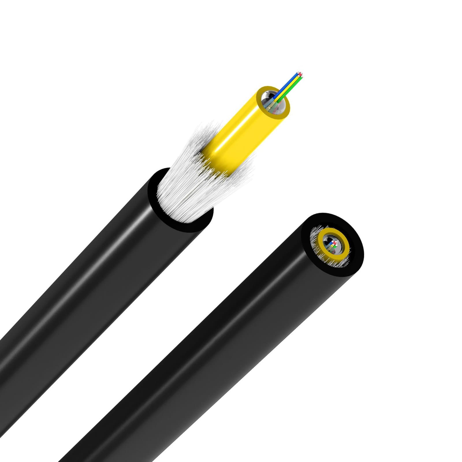 Cavo Loose Antiroditore da Esterno 4 fibre 50/125 OM3 Nero - ICOC FOIRL-4FB/OM3ES