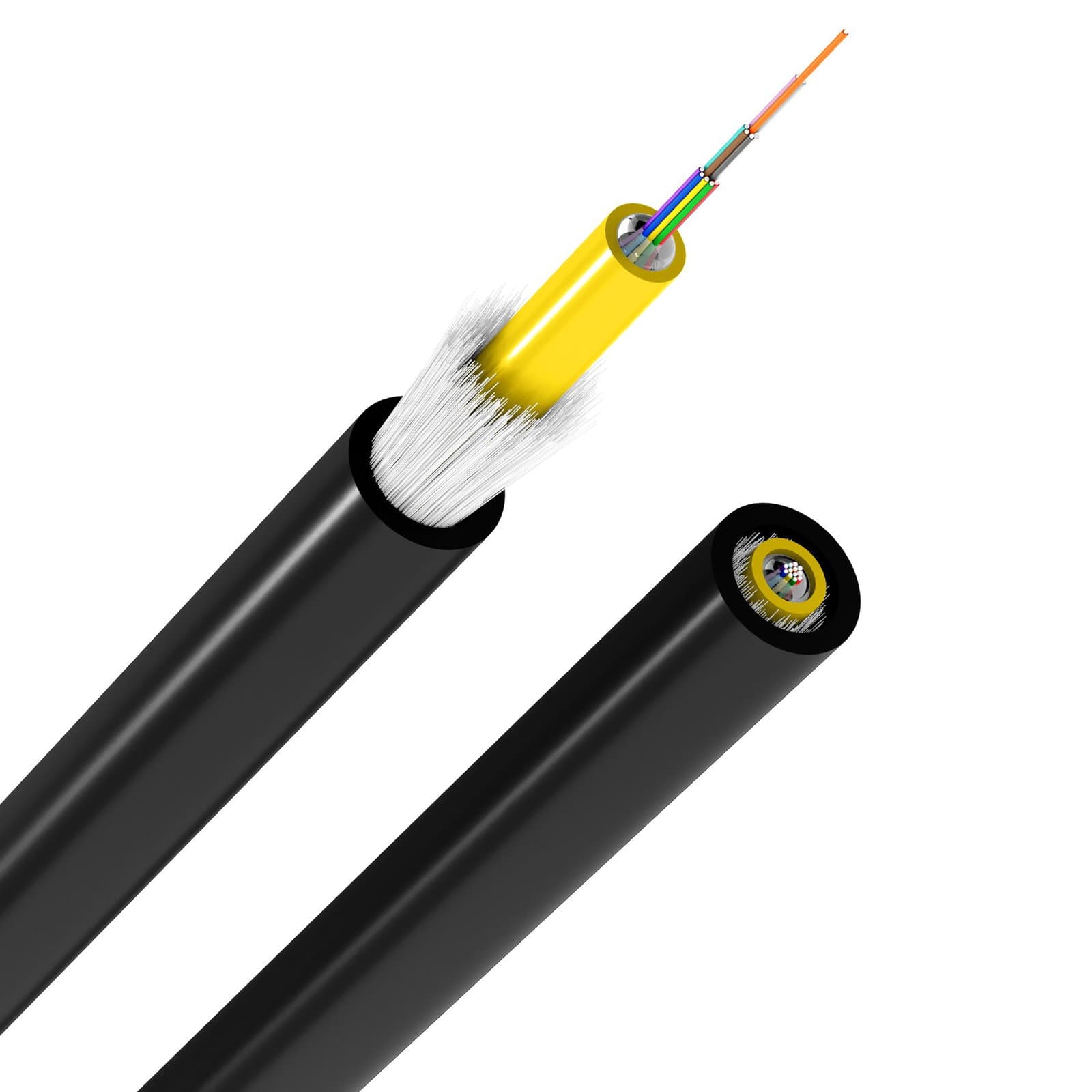 Cavo Loose Antiroditore da Esterno 8 fibre 50/125 OM3 Nero - OEM ICOC FOIRL-8FB/OM3ES