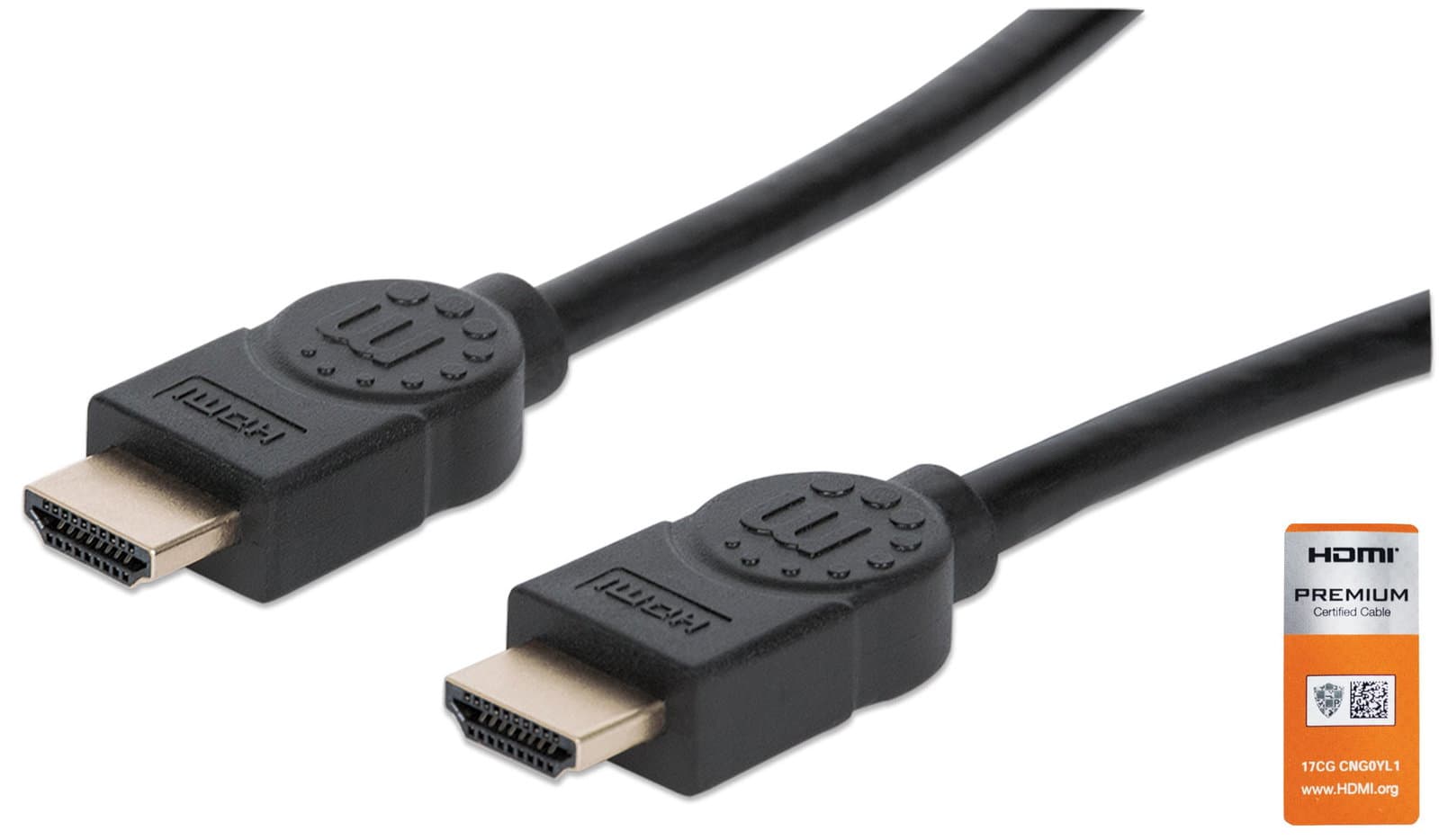 Cavo HDMI High Speed con Ethernet Premium 1m - Manhattan ICOC HDMI-4-010M