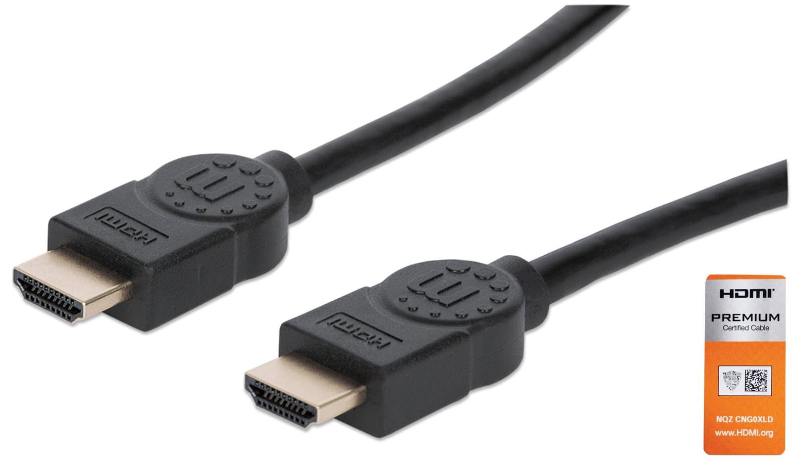 Cavo HDMI High Speed con Ethernet Premium 1,8m - Manhattan ICOC HDMI-4-020M