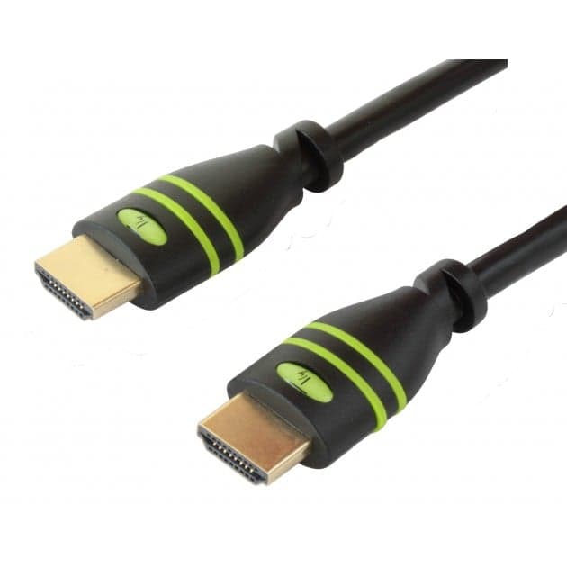 Cavo HDMI High Speed con Ethernet Amplificato A/A M/M 25m Nero - Techly ICOC HDMI-A-250