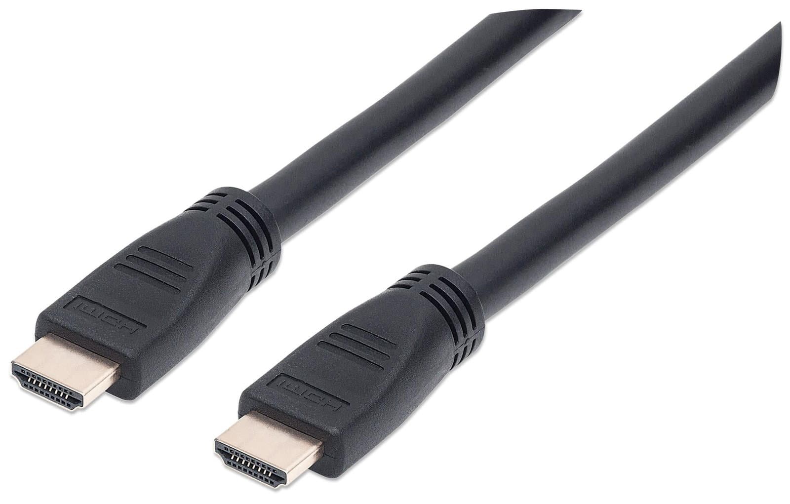 Cavo HDMI CL3 High Speed con Ethernet A/A M/M 15m Nero - Manhattan ICOC HDMI-CL3-150