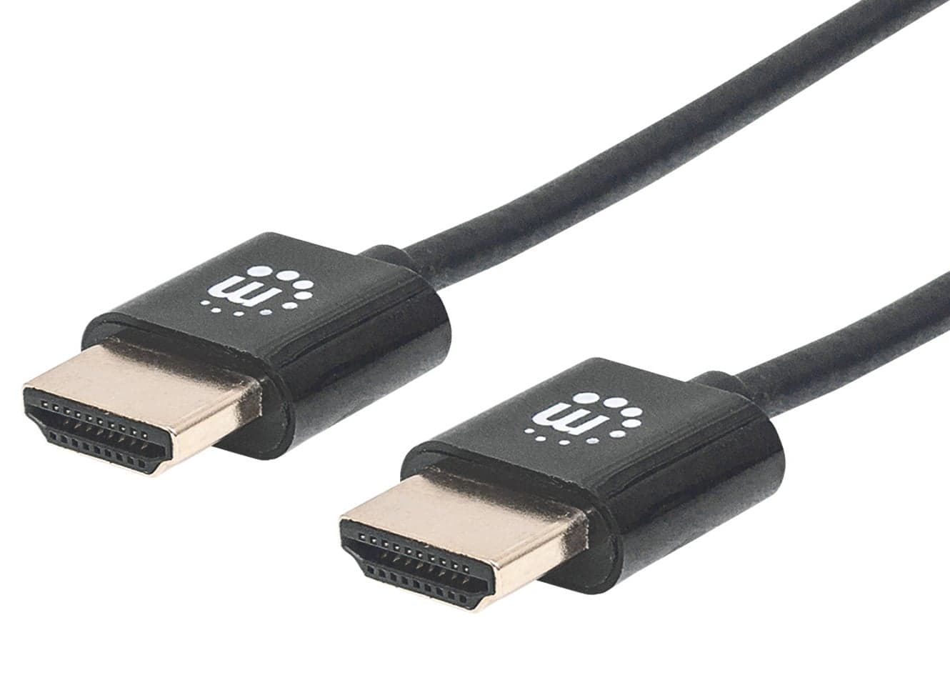 Cavo HDMI High Speed con Ethernet Ultra Sottile 1,8m - Manhattan ICOC HDMI-SLM-018