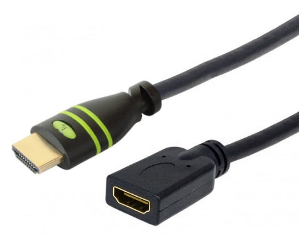 Cavo Prolunga HDMI High Speed con Ethernet 4K@60Hz M/F 1,8 m - Techly ICOC HDMI2-4-EXT010