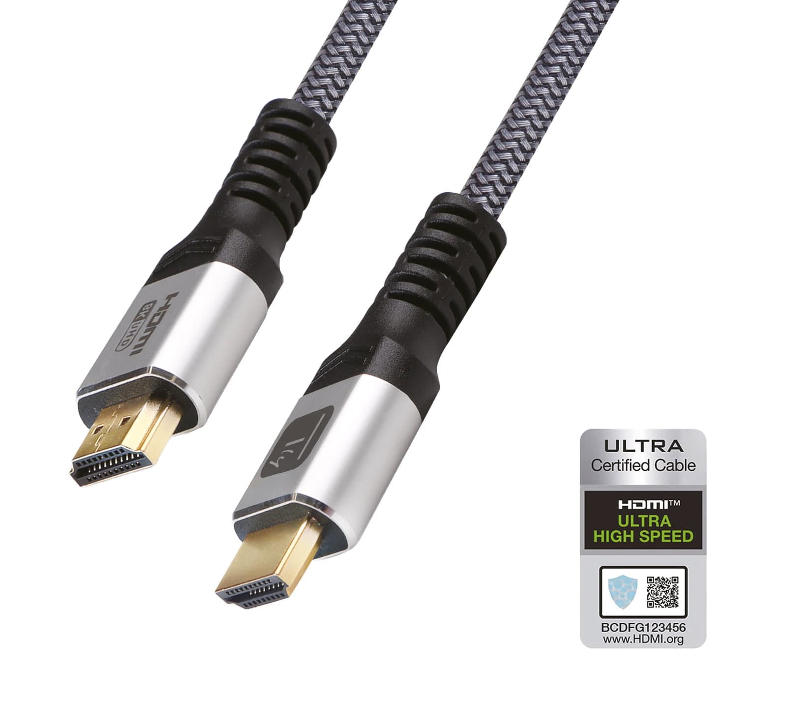 Cavo HDMI Ultra High Speed 48Gbps Maschio/Maschio 8K@60Hz Certificato 2m - Techly ICOC HDMI21-8C-020