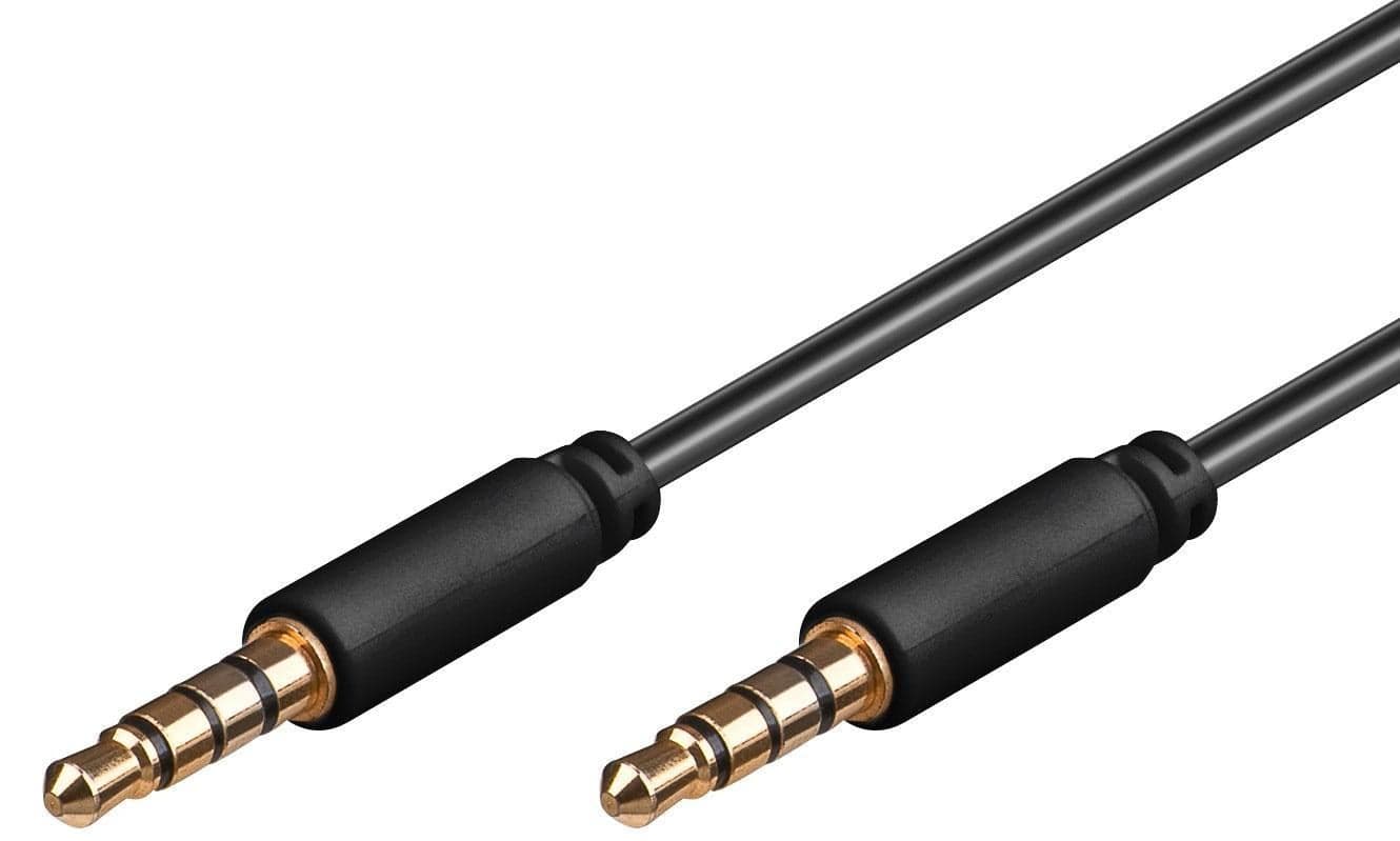 Cavo Audio 3,5 mm M/M iPhone, iPad, iPod 1m - Goobay ICOC IPHONE-MM010BK